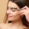 Pack of 6 Eyelash Brushes, Eyebrow Brush with Container, Eyebrow