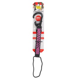 ORANGE Board Long Leash Cord 130621 4035 (Black x Pink/FF/Men's, Lady's, Jr)