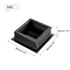 METALLIXITY Cable Cord Grommet (69x69mm/2.7"x2.7") 1Pcs, Aluminum Alloy Rectangle Cable