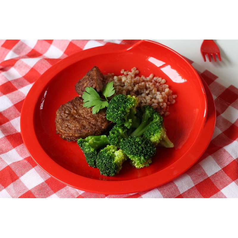 Harfield Tableware Assisted Dining Scoop Non Slip Plate 23cm HQ