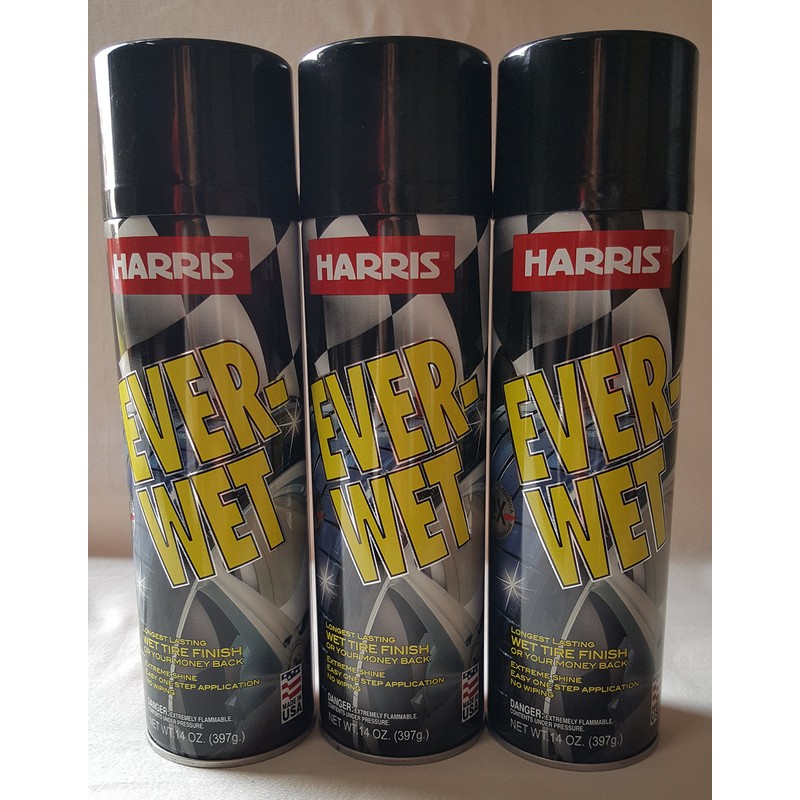 Spray Tire Shine Cans 13oz Each Shines and Protect.；