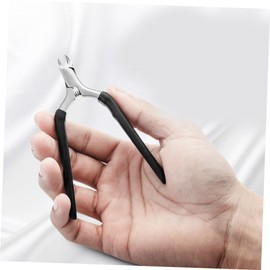 IWOWHERO 1Pc Sturdy Dead Skin Trimmer Black Cuticle Nipper Essential Pedicure Tool for Nail Art and Dead Skin Removal