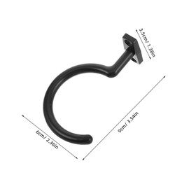 Totority 2pcs Pool Hook Multi Function Snooker Accessory for Efficient Organization Stylish Design and Versatile Use Homes and Clubs Durable and Wear Resistant Billiard Supply