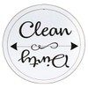DISHWASHER MAGNET CLEAN DIRTY Sign Indicator with Strong Magnet Round