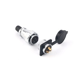 LeHang WS28 28 mm 3 Pin 50 A Aviation Connector Male Wire Panel Power Chassis Metal Fittings Connector Aviation