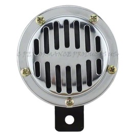 JC Performance Parts USA Universal 12v 6v or 24v Compact Vented Motorcycle, Car, Truck Horn Chrome or Black Vintage Style