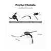 10 Pcs Side Brushes Replacement Parts for Eufy C10 Robot