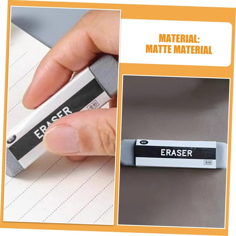 STOBOK Pack of 2 Portable Sand Eraser Pens for Classroom