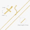 HOBATS Cross Necklace for Women 14K Gold Cross Necklaces for