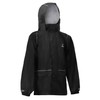 Zorax Black (13-14 Years) Waterproof Rain Suit Boys Girls Light