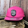 HOOEY Men's Cheyenne Adjustable Snapback Hat Pink, Pink, One Size
