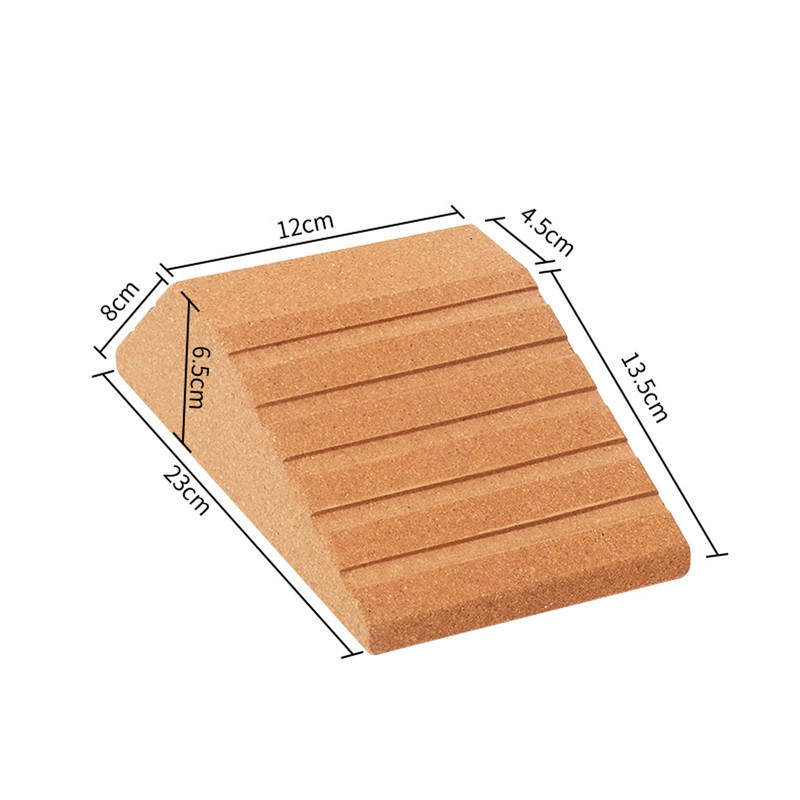 High Density Cork Squat Wedge Professional Elevated Non Slip Slant