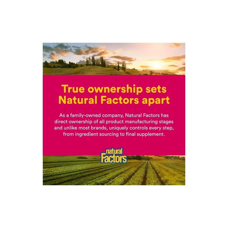 Natural Factors Msm Y Sulfato De Glucosamina 180caps Sfn Sin