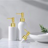 JJUNW 2 Pcs Soap Dispenser Pump Replacement, Gold Hand Soap