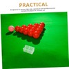 WHAMVOX 5pcs Transparent Pool Chalk Holder Lightweight Case for Billiards