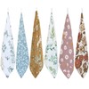 LifeTree Baby Muslin Wash Cloth, Pack of 6 Soft Bamboo