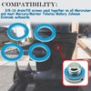 19183Q02 Marine Gearcase Lube Drain Screw Washer,Compatible with All Mercruiser