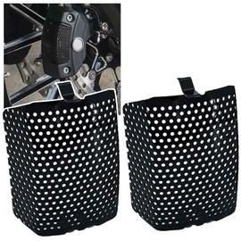 Lynlane Motorcycle 1 Pair Front Brake Caliper Screen for Harley Touring, Road King, Electra Street Glide FLHT, FLHX & V-Road Models (Black)