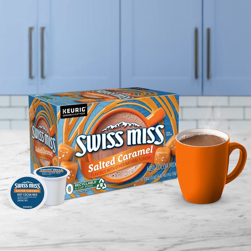 Swiss Miss Salted Caramel Hot Cocoa, Keurig Single Serve K-Cup