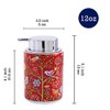 Bico Red Spring Bird Ceramic 12oz Soap Dispenser with Removable