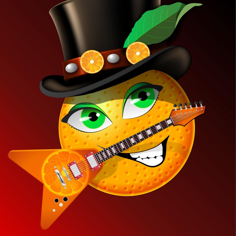 Anime Fruit and Vegetable Band Poster - 18" x 24"