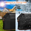 [Upgraded 1000D Heavy Duty Fabric] 58 inch Grill Cover for