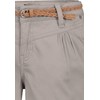 Sublevel women's stretch shorts with a braided belt. - Light