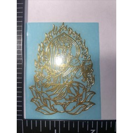 Adorable Delighted Guardian Acalanatha Metallic Decal.