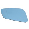 Heated Rearview Mirror Glass Blue Right Replacement for 2 Series