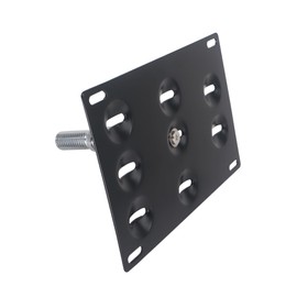 HiSport License Plate Holder Front Bumper Compatible with Mazda 3 6 CX-5 MX-5 Miata, No Drill Relocator Hole Adapter Support Holder