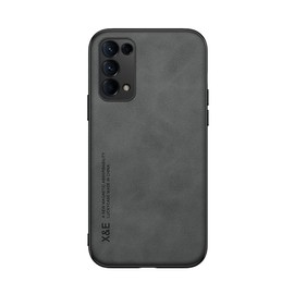Kepuch Silklike Case for Oppo Reno 5 5G/Reno 5K/Find X3 Lite - Cover Bumper Built-in Metal Plate for Oppo Reno 5 5G/Reno 5K/Find X3 Lite - Black