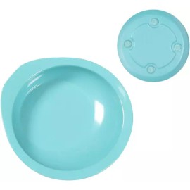 Ehucon 적응형 기구 가중 논슬립 스쿱 분할 접시 파킨슨 제품 치매 생활 보조기구 [Four sections plate with LID-Pack of 1] Ehucon Adaptive Tool Weighted Non-Slip Scoop Divided Plate Parkinson's Product Dementia Daily Living Aids [Four Sections Plate with LID-Pack of 1]