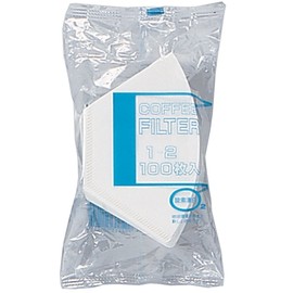 Bonmac NB-100S 1-2 Cup Coffee Filter, Enzyme Bleaching Filter, 100 Count #816125