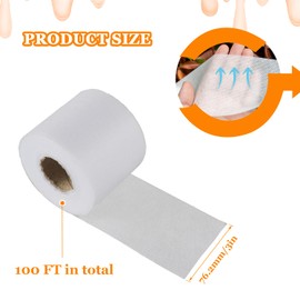 HUAREW 100ft Breathable Tree Trunk Bandage Cover, Tree Protector Wrap for Winter, Tree Sun Protectors Wrap for Protect Trees and Sapling from Sunburn and Animal Damage