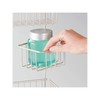 iDesign The Metalo Collection Over-The-Door Hanging Shower Caddy Organizer, 22.7"