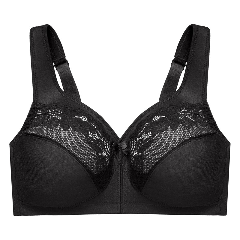 Glamorise Women's Minimiser Bra, black