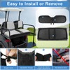 MOSNAI Golf Cart Rear Seat Covers for EZGO Club Car