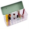 Lipstick 19-Compartment Clear Organizer (Green)