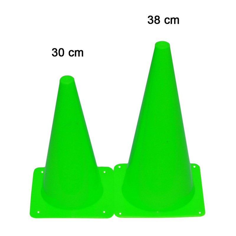 Boje Sport Set of 10 marking cones, 23 cm, colour