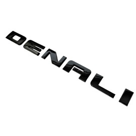 Unbranded 1PC BLACK DENALI REPLACEMENT FOR GMC ACADIA TERRAIN REAR TAILGATE EMBLEM BADGE