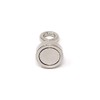 Neodymium Machine Lathed Clamping Magnet with M4 Eyebolt for Holding,