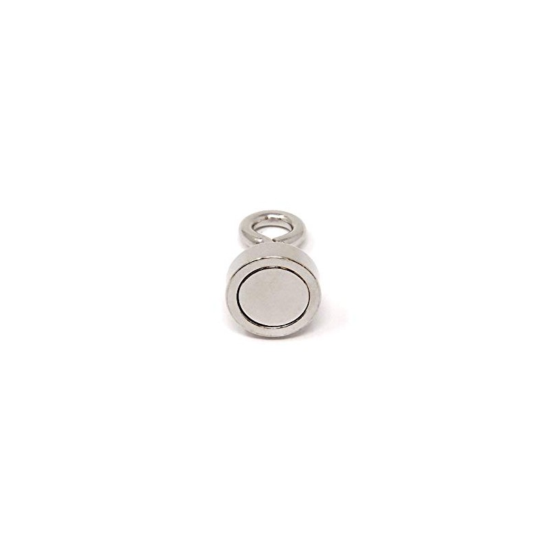 Neodymium Machine Lathed Clamping Magnet with M4 Eyebolt for Holding,