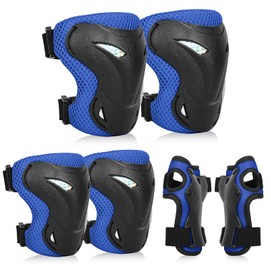 YooxArmor Kids Knee & Elbow Pads Set for Ages 3-8, Toddler Protective Gear for Skating, Cycling, Scooter