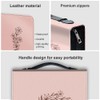 Hobbspring Lily Bible Case for Men Women Linear Plant Bible