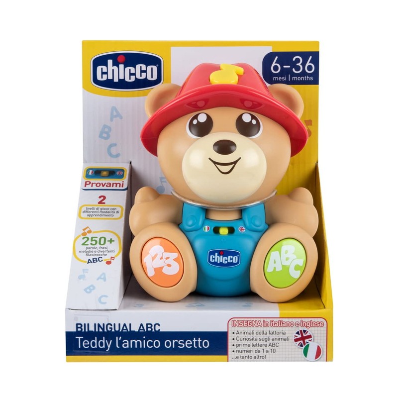 Chicco - ABC Teddy Friend with Lights and Sounds, Funny