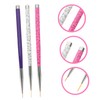 Ipetboom Fiber Nail Art Liner Brush Pen Set of 3