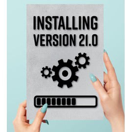 Funny 21st Birthday Card for Gamer, Installing Version 21.0, Age 21 Card for Boy, Birthday Card for Geek, Happy 21st Birthday, Birthday Card for Him or Her