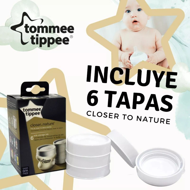 Tommee Tippee Tapas Para Biberones Almacenadoras De Leche Tommee Tippee