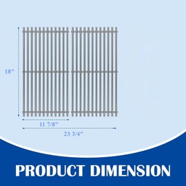 SafBbcue Cooking Grates for AOG 24" Grill Replacement Parts 24NG 24NB 24PC 24NP American Outdoor Grill Parts 24NBL 24NBT 24PCL 24-B-11 18" Stainless Steel Grill Grids