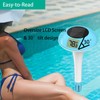 Digital Pool Thermometer Floating Easy Read –Solar Powered Floating Digital